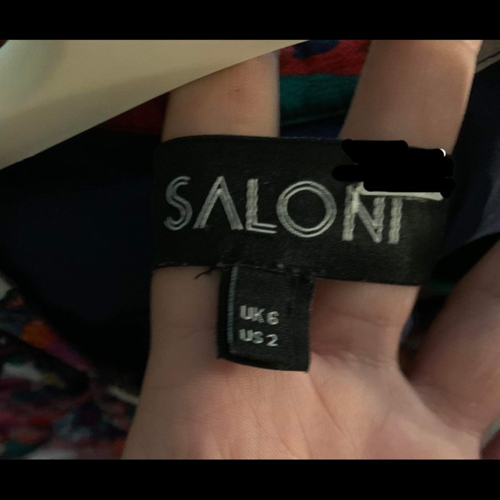 SALONI printed tilly ruffle dress - Picture 6 of 6